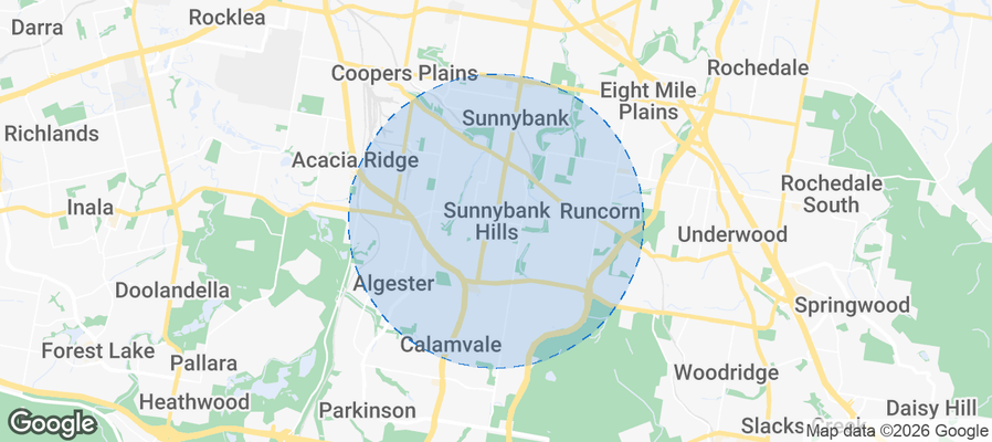 Sunnybank Hills Airbnb map